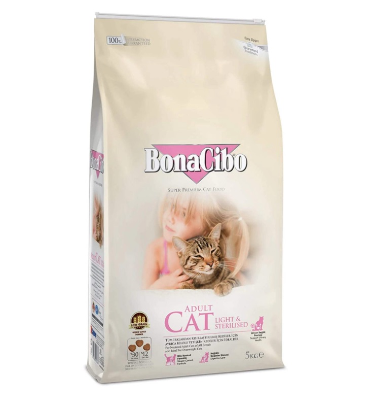 BONACIBO Adult Cat Sterilized - Στειρωμένες και Παχύσαρκες Γάτες